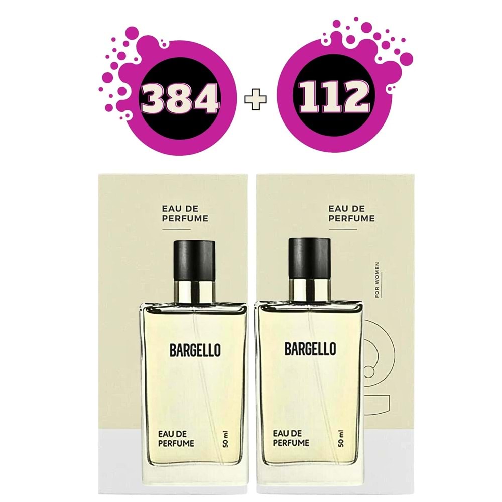 384 Edp 50 ml + 112 Edp 50 ml Kadın Parfüm Seti