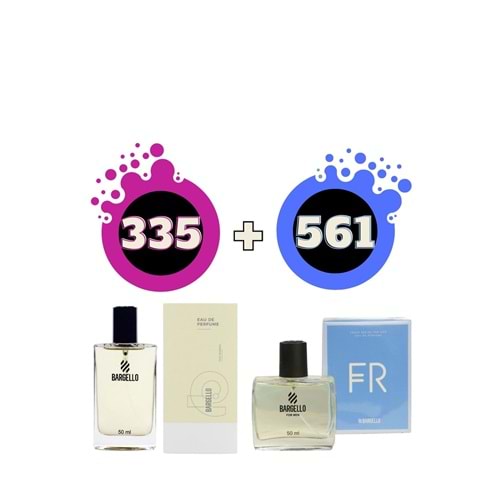 335 Edp Floral 50 ml Kadın Parfüm + 561 Edp Fresh 50 ml Erkek Parfüm Seti